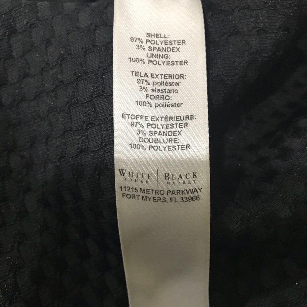 WHBM Black Dress in size 8 - Picture 7 of 7